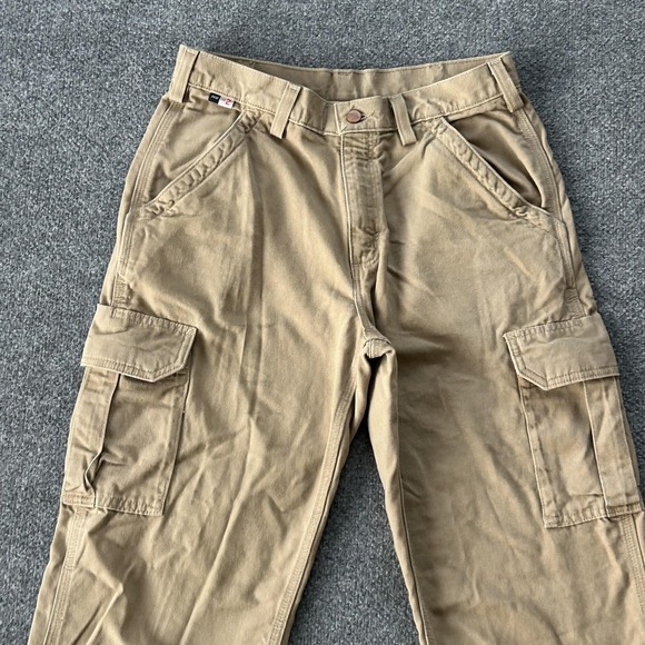 Carhartt FR Pants Mens 32x30 Beige FRB240 Original Fit Flame Resistant Cargo - Picture 13 of 16